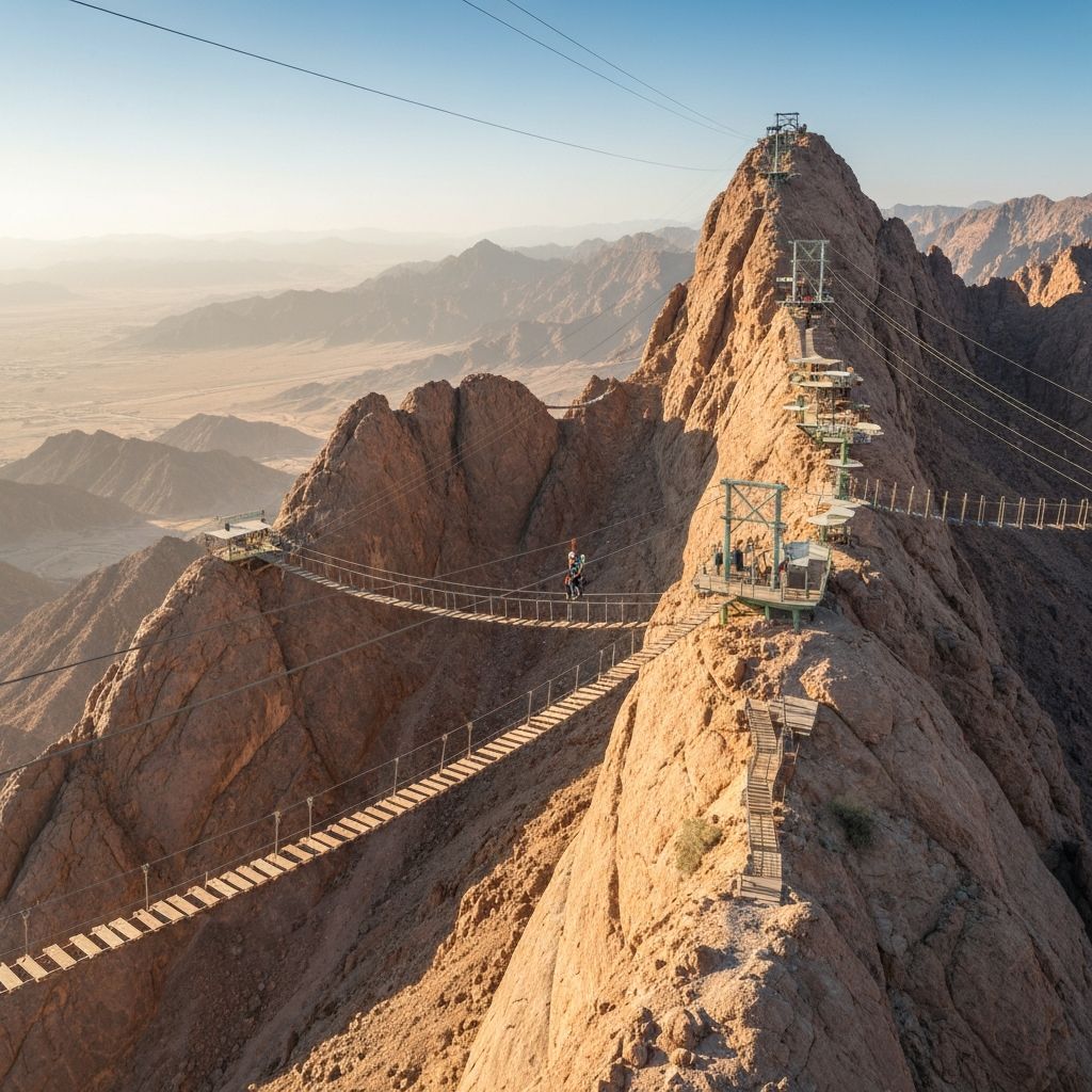 Jais Sky Tour - Multi-Zipline Experience