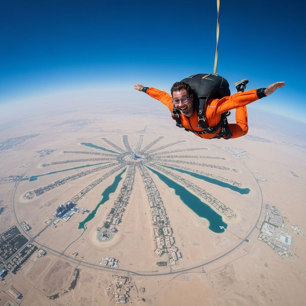 Skydive Dubai Palm Dropzone